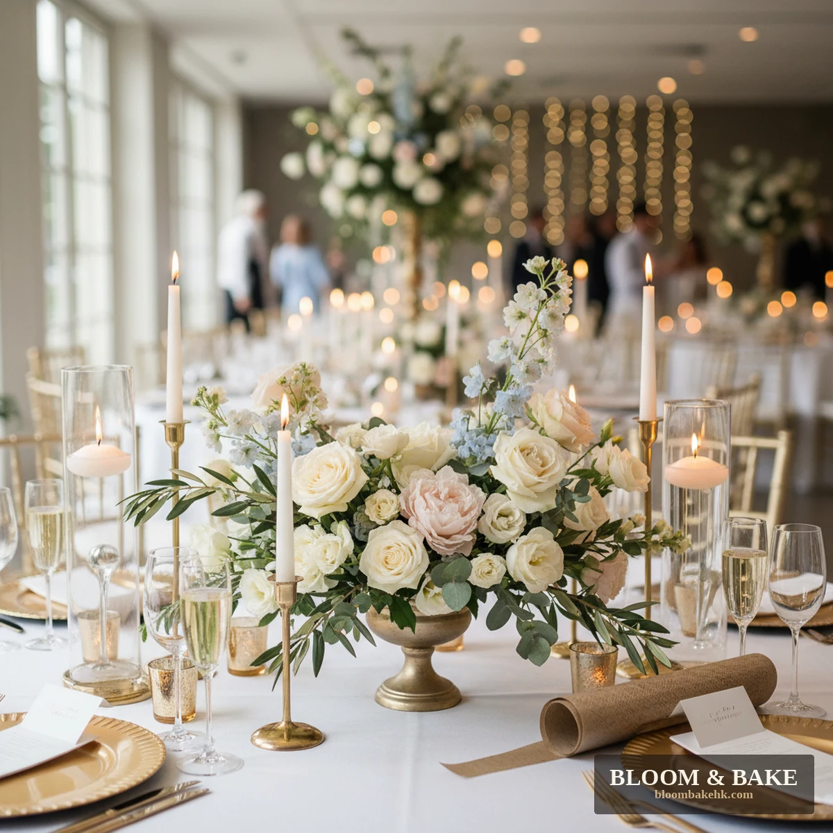 枱花-清新 — Luxury 婚禮套票 Bloom & Bake